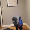 Ardha Badha Padmottanasana